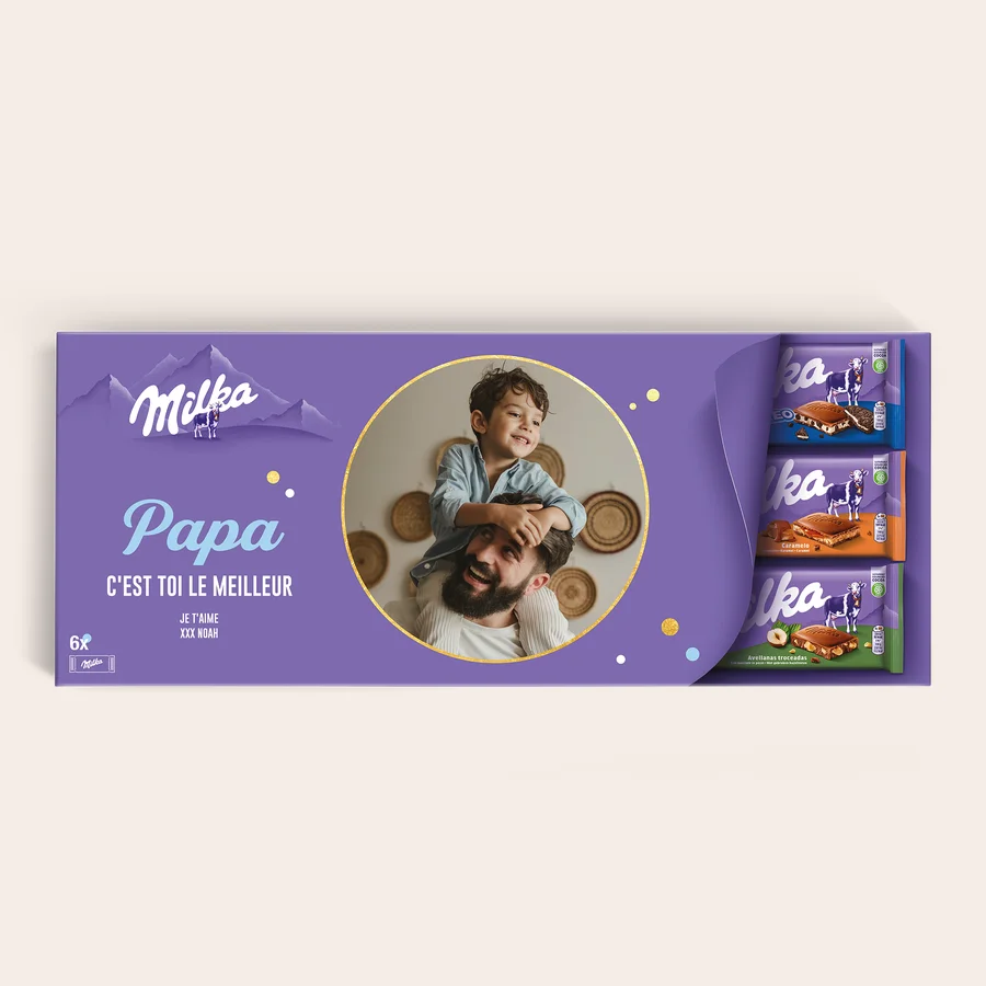 Personalized Milka Mega Chocolate Bar - Image 3